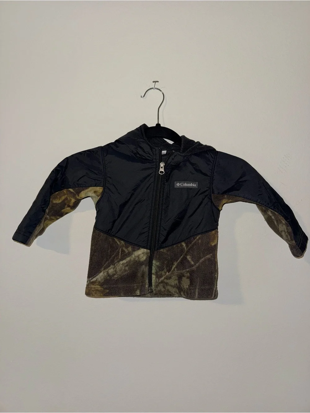 Columbia Black Fleece-Lined Hooded Jacket